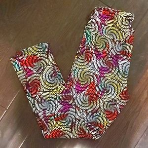 LuLaRoe Leggings Tall & Curvy Geometric
